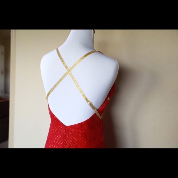 Bebe Red Dress - Picture 4 of 5